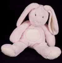 Pottery Barn Kids Bunny Rabbit Pink 19" Plush Lovey Stuffed Animal